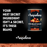 Napolina five bean salad in vinaigrette 400g, imported from the UK