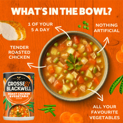 Crosse & Blackwell Roast Chicken & Vegetable Soup 400g - British product