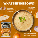 Crosse & Blackwell roast chicken soup 400g, imported from the UK