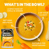 Crosse & Blackwell soup spicy parsnip carrot 400g, imported from the UK