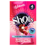 ASDA Whitworths Berry & White Chocolate Shots Dried Fruit Snack 4 x 25g- Buy online at McGrocer