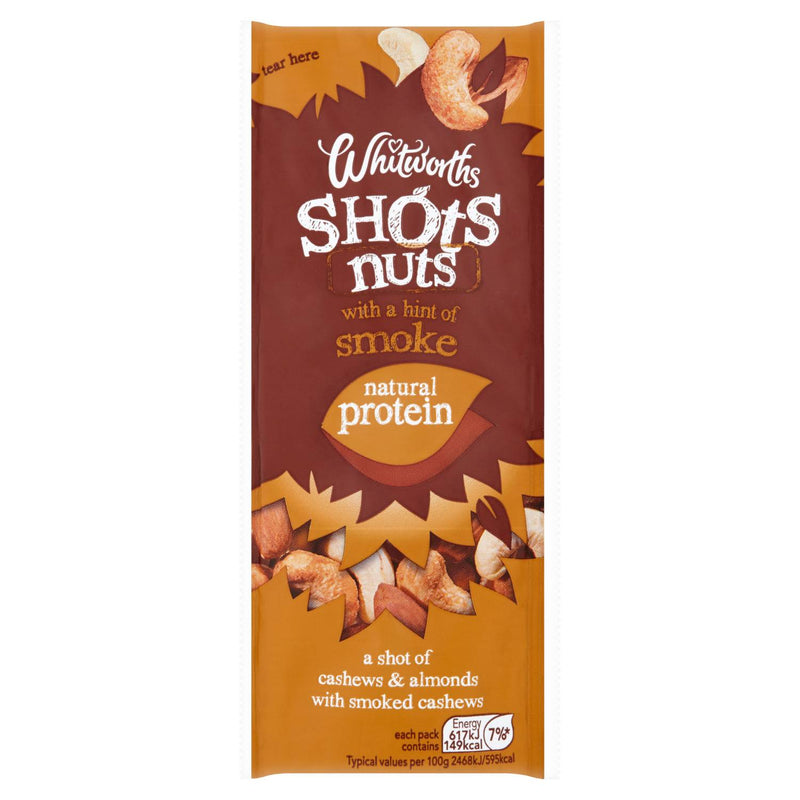 Whitworths Shots nuts with smoked cashews 25g - British product