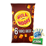 ASDA Hula Hoops BBQ Beef Multipack Crisps 6 Pack SRP- Buy online at McGrocer