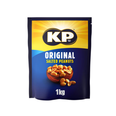 KP Original Salted Peanuts 1kg, imported from the UK