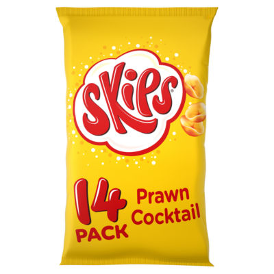 ASDA Skips Prawn Cocktail Crisps Multipack 14 Packs- Buy online at McGrocer
