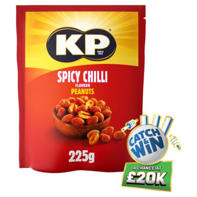 ASDA KP Spicy Chilli Roasted Peanuts 225g- Buy online at McGrocer
