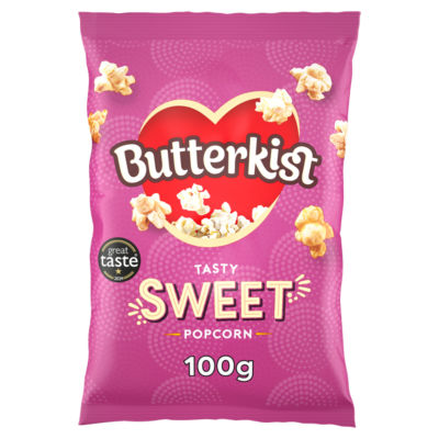 Butterkist sweet popcorn 100g - British product
