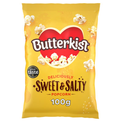 Butterkist sweet and salty popcorn 100g - British product