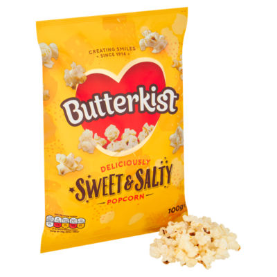 Butterkist sweet and salty popcorn 100g - British product