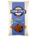 Penn State sea salted pretzels 6 pack, imported from the UK
