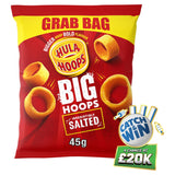 Hula Hoops crisps Big Hoops Salted 45g, imported from the UK