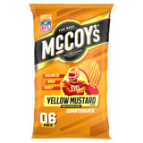 McCoy's Yellow Mustard crisps 6 pack (British brand)