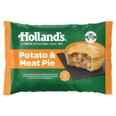 Holland's Potato & Meat Pie British Beef Chilled Savoury Pie