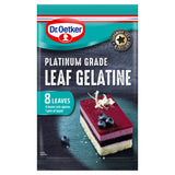 Dr. Oetker Platinum Grade Leaf Gelatine 13g (8 leaves) - British product