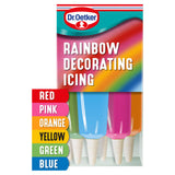 Dr. Oetker rainbow icing in six colours, 114g - British product
