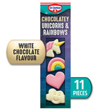 Dr. Oetker 11 Schokoladen-Einhörner & Regenbögen Tortendekorationen 18 g