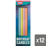 ASDA Dr. Oetker 12 Pastel Birthday Candles- Buy online at McGrocer
