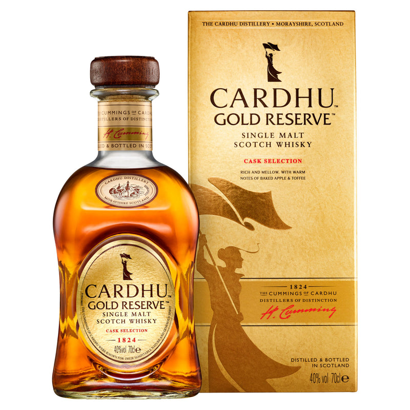 Cardhu Gold Reserve single malt Scotch whisky 70cl - British product