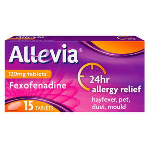 Allevia Tablets Hayfever Allergy Relief, Pack of 15
