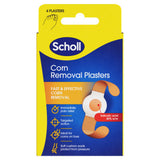 Scholl Corn Removal Plasters 4 Pack Foot Care