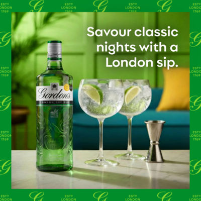Gordon's Special Dry London Gin 1L, UK version