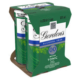 Gordon's alcohol-free gin and tonic with lime 4x250ml cans, UK version