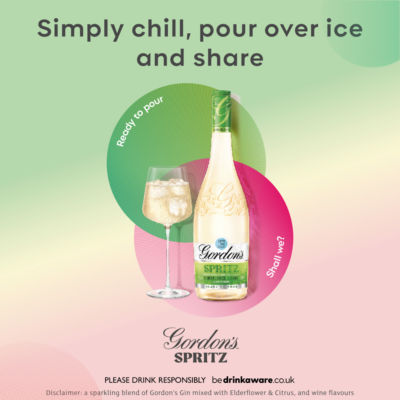 Gordon's Spritz Elderflower & Citrus lightly sparkling 750ml (British brand)
