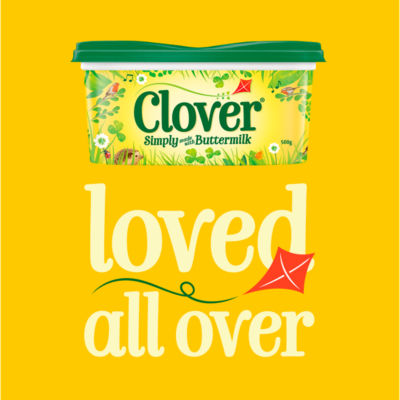 Clover buttermilk fat spread 1kg - British product