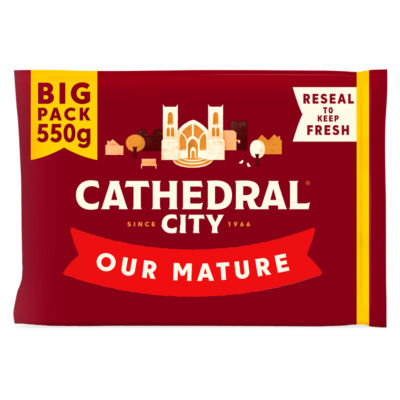 Cathedral City Mature Cheddar Cheese 550g - British product