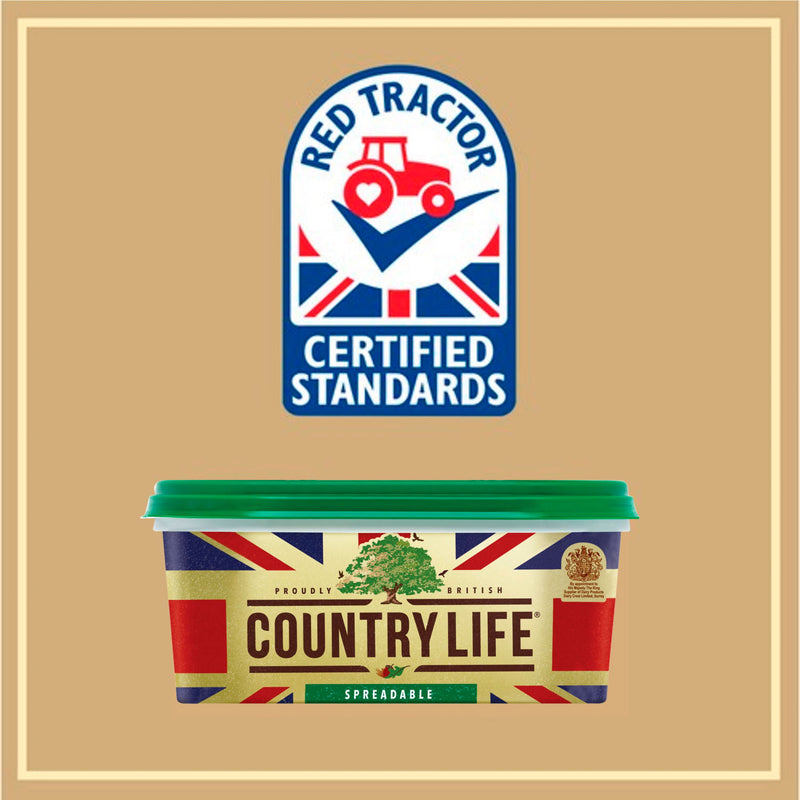 Country Life spreadable butter 500g - British product