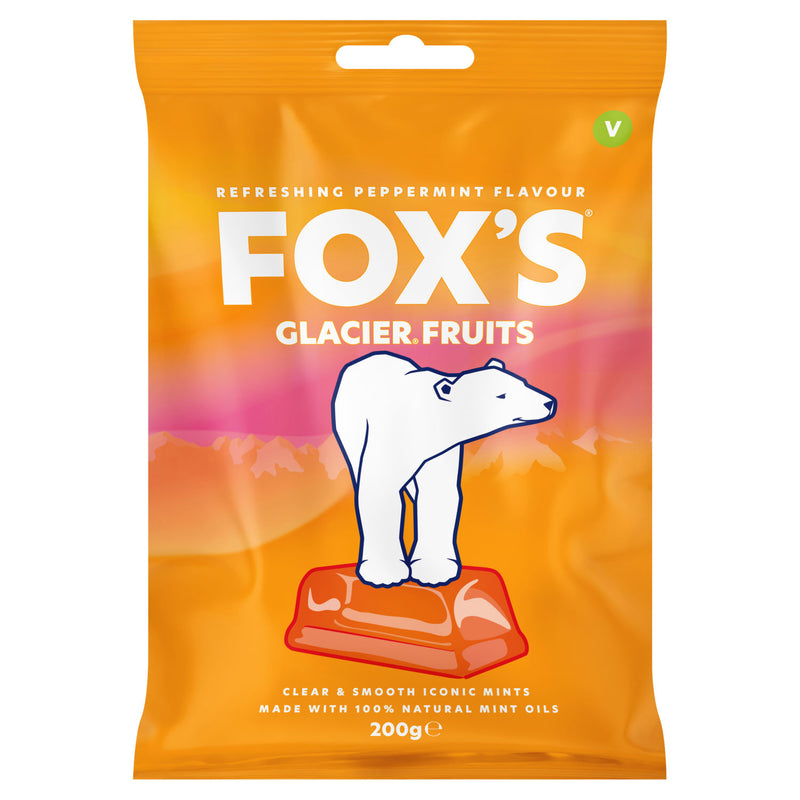 Fox's Glacier Fruits fruit assortment hard sweets 200g - British product