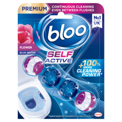 Bloo toilet rim block flower 50g - British product