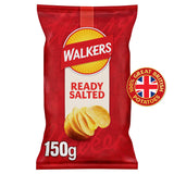 ASDA Walkers Ready Salted Sharing Crisps 150g- Buy online at McGrocer