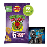 ASDA Walkers Monster Munch Pickled Onion Baked Corn Snack Multipack 6x20g- Buy online at McGrocer