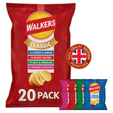 ASDA Walkers Classic Variety Multipack Potato Crisps 20 x 25g- Buy online at McGrocer