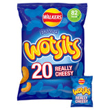 ASDA Walkers Wotsits Really Cheesy Cheese Crisps Multipack 20x16.5g- Buy online at McGrocer