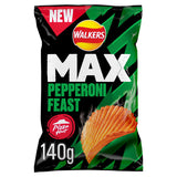 Walkers Max Pepperoni Feast sharing crisps 140g (British brand)
