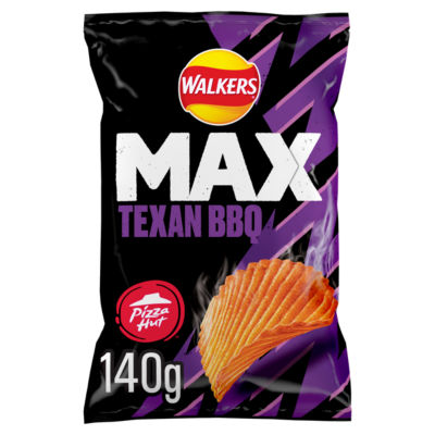 Chips tortilla Walkers Max Pizza Hut saveur Texan BBQ à partager 140g