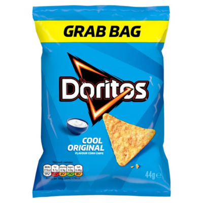 Doritos Cool Original tortilla chips 44g, imported from the UK