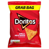 Doritos Chilli Heatwave tortilla chips 44g, imported from the UK