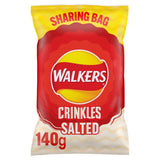 Walkers Crinkles Simply Salted crisps 140g (British brand)