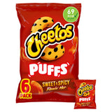 Cheetos Puffs sweet & spicy multipack crisps 6x13g - British product