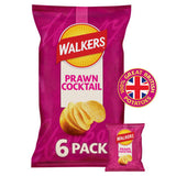 ASDA Walkers Prawn Cocktail Multipack Crisps 6 x 25g- Buy online at McGrocer