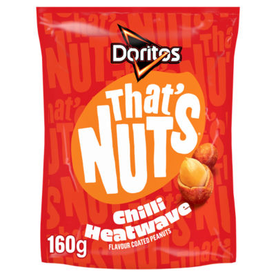 ASDA That's Nuts Doritos Chilli Heatwave Sharing Coated Peanuts 160g- Buy online at McGrocer