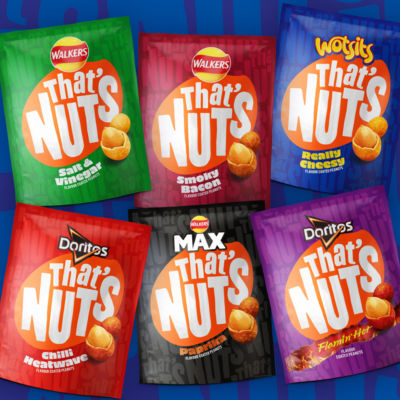 That's Nuts Wotsits Really Cheesy coated peanuts 160g - British product