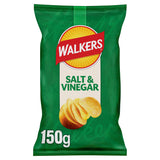 ASDA Walkers Salt & Vinegar Potato Crisps Sharing Bag 150g- Buy online at McGrocer