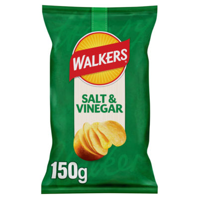 Walkers Salt & Vinegar crisps 150g - British product