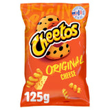 Cheetos original cheese corn puffs 125g sharing pack (British brand)