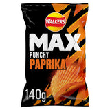 Walkers Max Punchy Paprika sharing crisps 140g, UK version