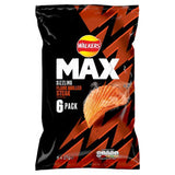 Walkers Max Sizzling Flame Grilled Steak crisps multipack 6x27g (British brand)